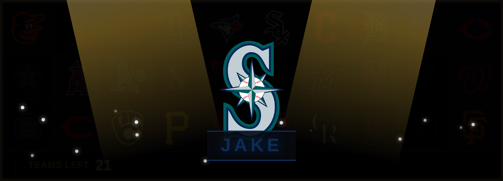 The Stadium Lights takeover playing with the buyer's name on a banner