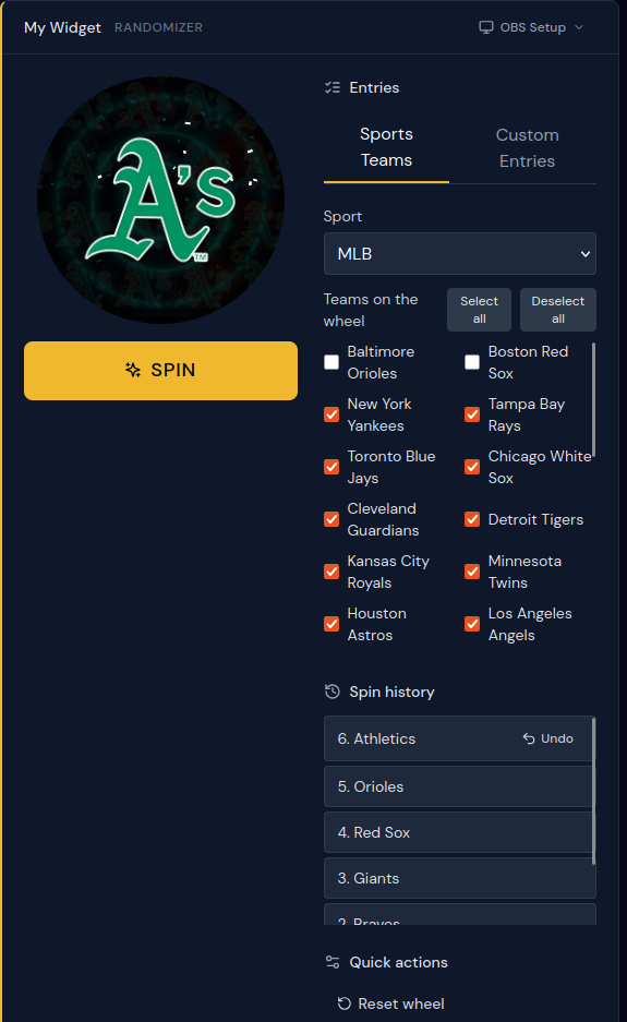 Athletics A logo on the takeover reveal